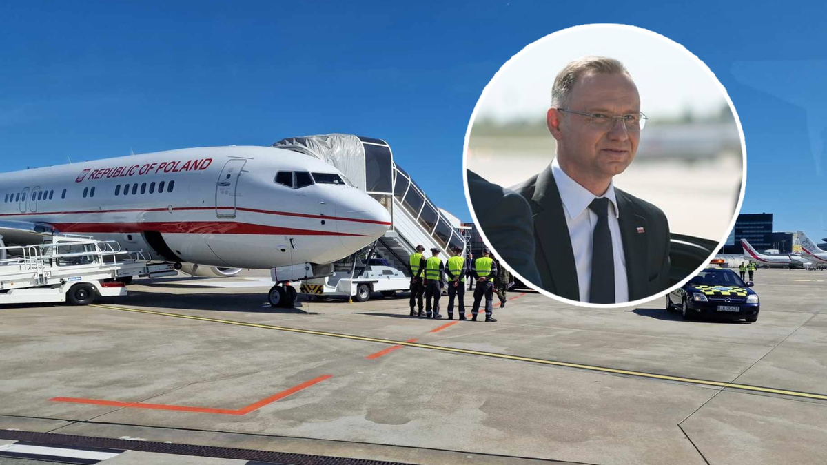 Accidente del avión presidencial.  Antes de que Andrzej Duda se vaya a Qatar