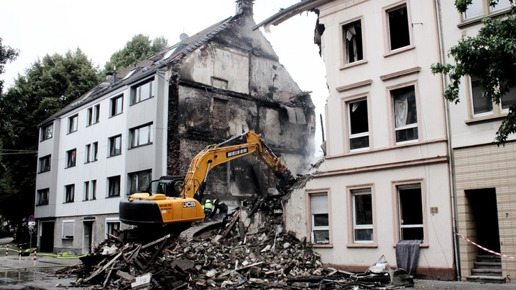 Eksplozja kamienicy w Wuppertalu. Podejrzany 54-latek miał "manipulować przy instalacji gazowej"