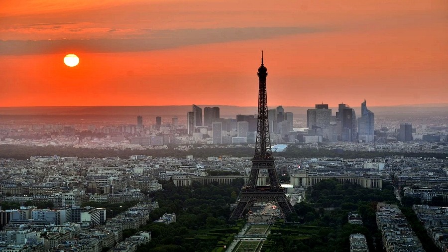 Panorama Paryża. Fot. Max Pixel.