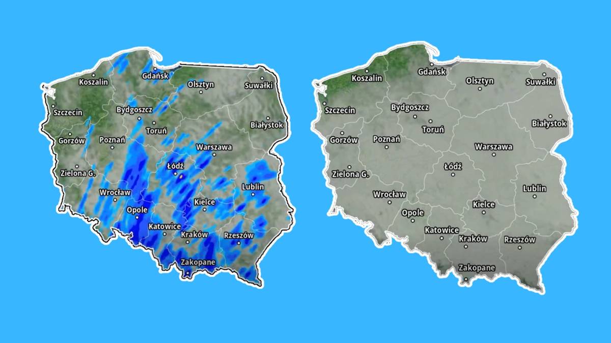 Przez całą sobotę i niedzielę będzie pochmurnie i deszczowo - prognozuje IMGW