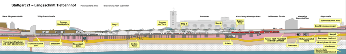 Tunel Pfaffensteig to kluczowy element Stuttgart 21