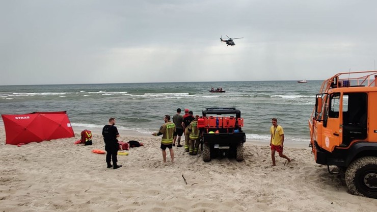 Pomorskie. Akcja ratownicza na Bałtyku. Nie żyje 50-latek, jego syna uznano za zaginionego