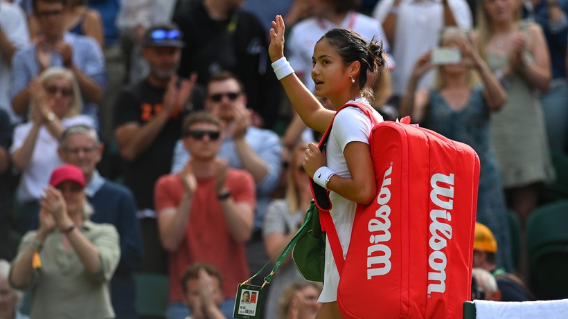Wimbledon: Caroline Garcia - Emma Raducanu. Brytyjka odpadła z turnieju