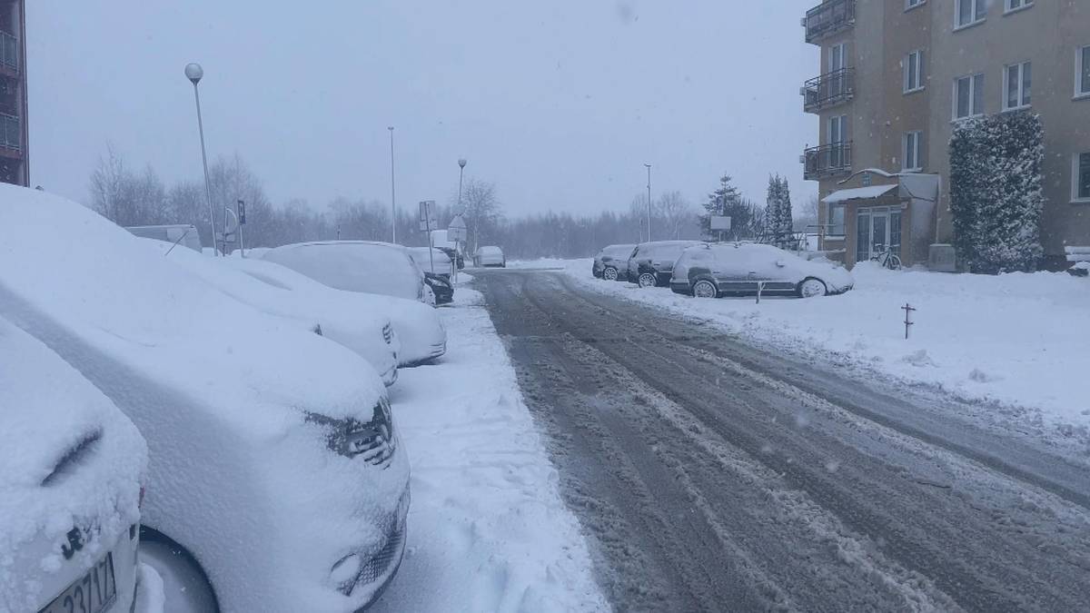 Pierwsze takie uderzenie zimy. Śnieżyce i silny wiatr, alerty RCB w siedmiu powiatach