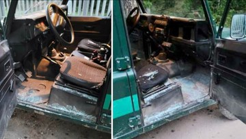 Kolejny atak migrantów na Straż Graniczną. Zniszczono auto