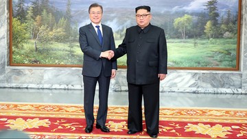 Prezydent Korei Południowej Mun Dze In spotkał się z przywódcą Korei Północnej Kim Dzong Unem