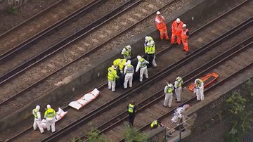 Śmierć na torach. Pociąg potrącił trzy osoby na stacji w Londynie
