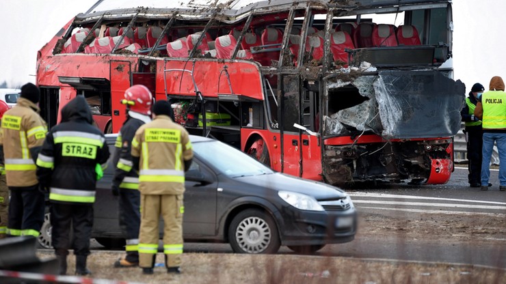 Po wypadku autobusu na A4 na Ukrainę wróciło 24 podróżnych