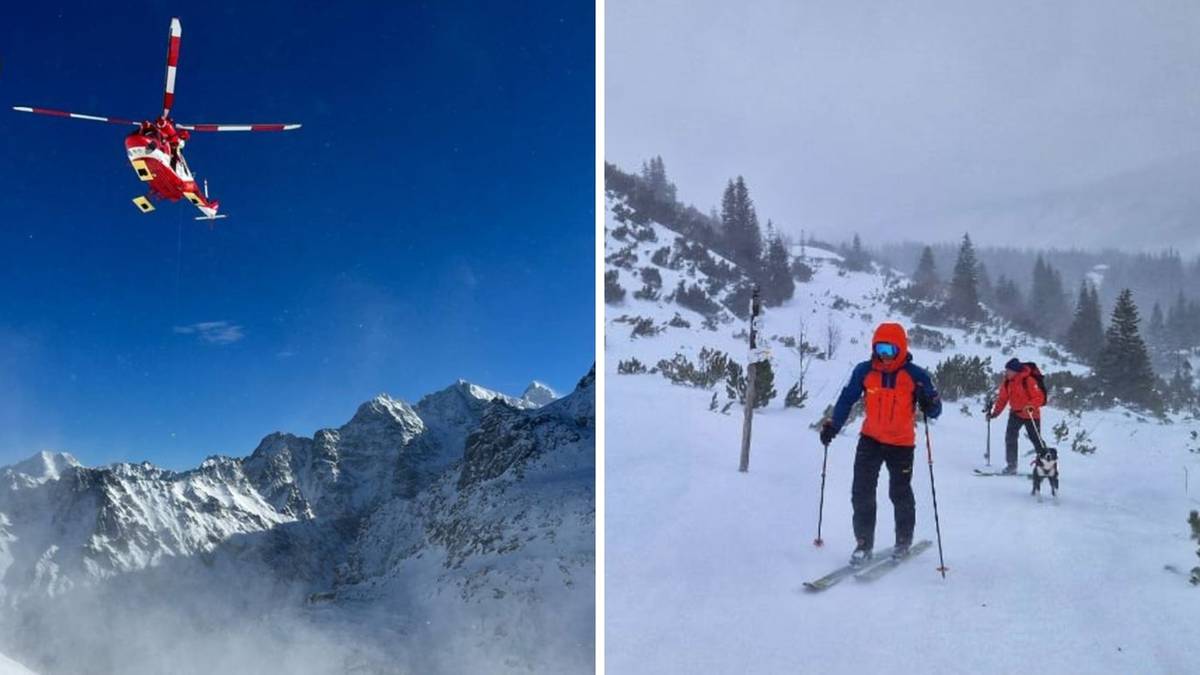 Lawiny porwały pięciu narciarzy. TOPR ostrzega przed trudnymi warunkami w Tatrach