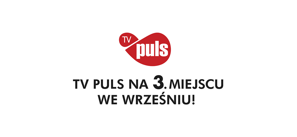 TV PULS na 3. miejscu we wrześniu!