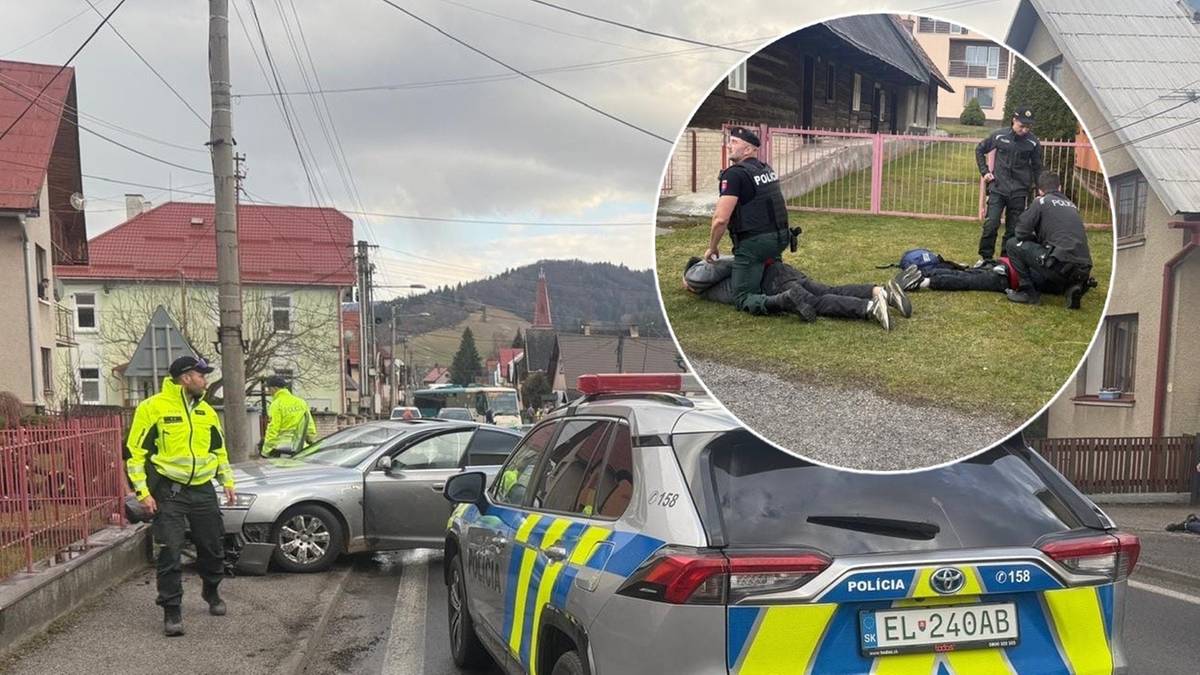 Wysadzony bankomat i policyjny pościg. smerfy zatrzymani na Słowacji