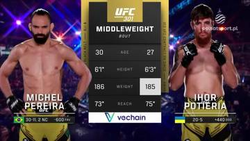 UFC 301: Michel Pereira - Ihor Potieria. Skrót walki