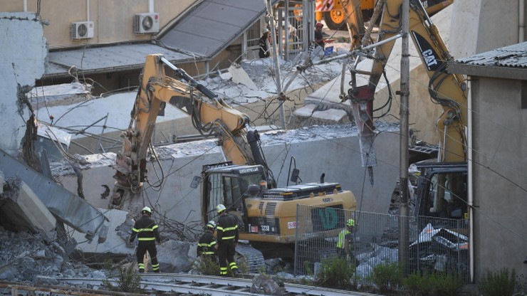 Włoskie media: elementy konstrukcji możliwą przyczyną katastrofy budowlanej w Genui