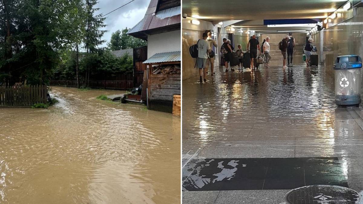 Burze nad Polską. Zalany dworzec w Gdyni i drogi