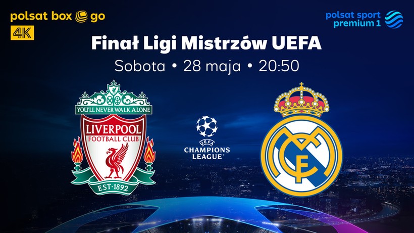 Finał Ligi Mistrzów: Liverpool - Real Madryt. Transmisja TV i stream online