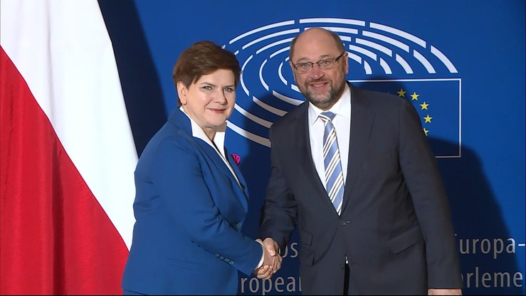 Premier spotkała się z szefem PE. Przed debatą o sytuacji w Polsce