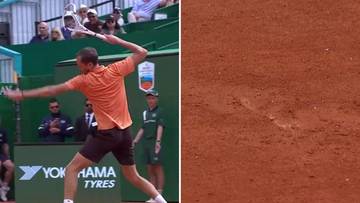 6:0, 6:0! Rosjanin zdemolował rakietę i kort (WIDEO)