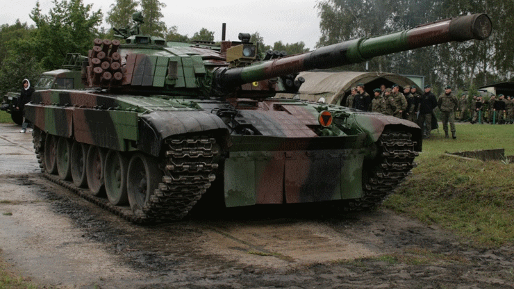 Polskie czołgi PT-91 Twardy dotarły do Ukrainy
