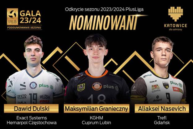 Gala Polskiej Ligi Siatkówki 2024. Wszyscy nominowani