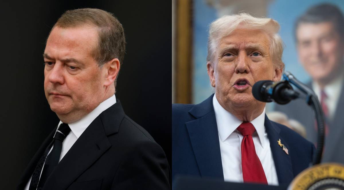 Trump mówił o "bardzo głupiej osobie". Odezwał się Miedwiediew