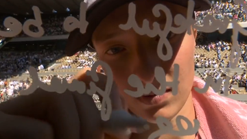 Roland Garros: Co napisała Iga Świątek po zwycięstwie w półfinale? (WIDEO)
