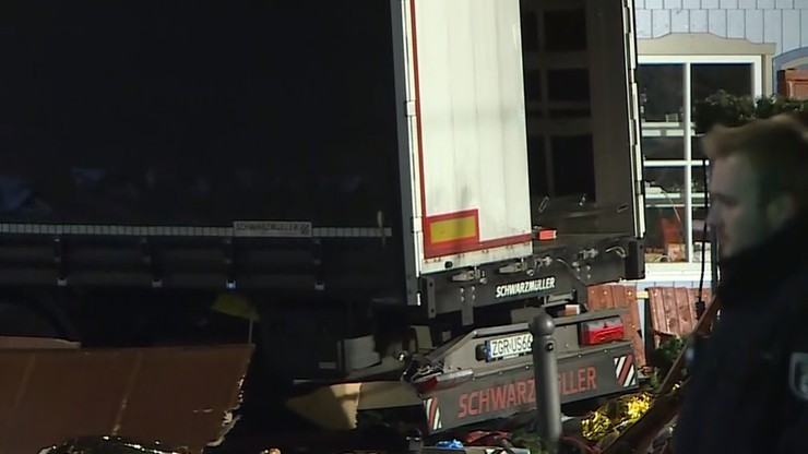 Ciężarówka użyta w zamachu w Berlinie będzie przekazana polskim śledczym