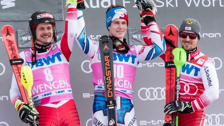 Alpejski PŚ: Noel wygrał slalom w Wengen, Hirscher trzeci