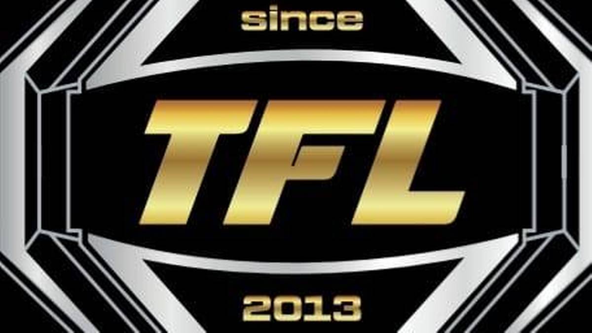Logo federacji Thunderstrike Fight League (TFL) z napisem "since" i rokiem "2013".