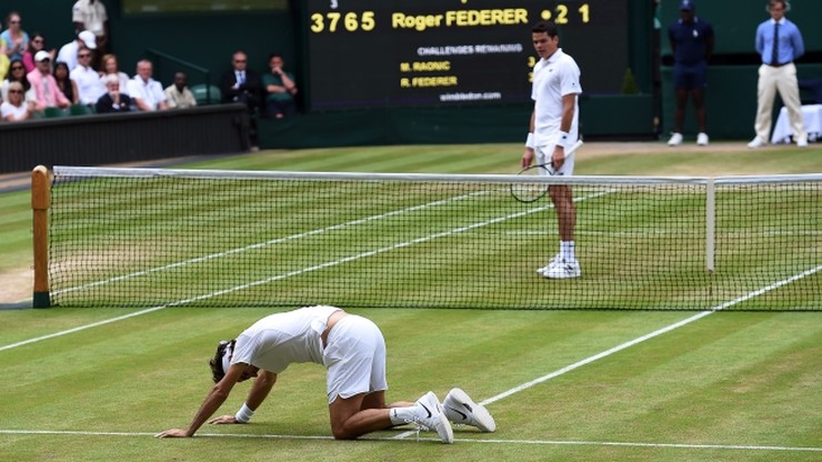 Wimbledon: Federer przegrał w półfinale z Raonicem. Skrót meczu (WIDEO)