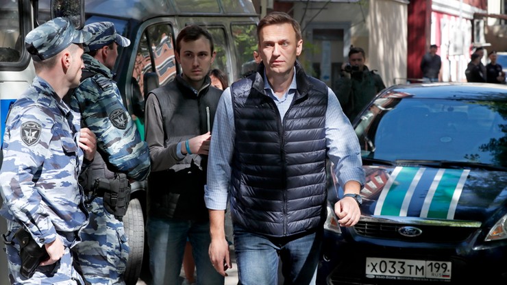 Nawalny skazany na 30 dni aresztu za demonstracje przeciw Putinowi