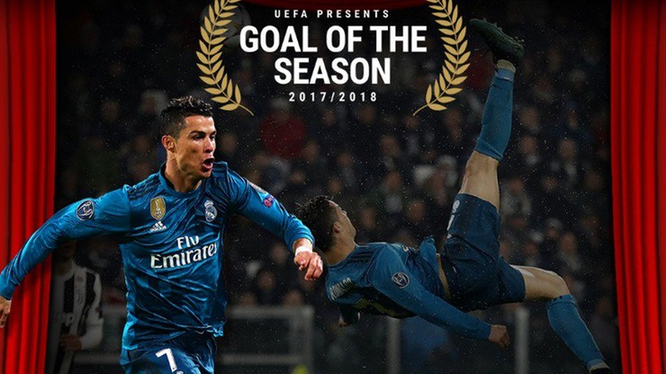 Gol Ronaldo strzelony Juventusowi uznany za bramkę sezonu