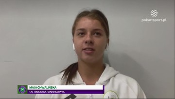 Maja Chwalińska o występie na Wimbledonie: Mam nadzieję, że to dopiero początek