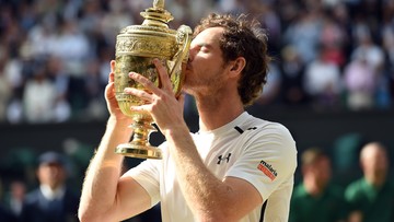 Andy Murray triumfuje na Wimbledonie
