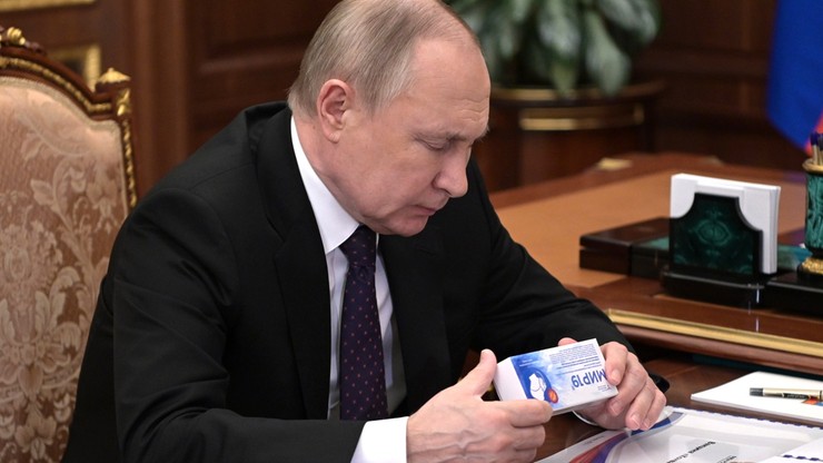 Wojna w Ukrainie. Raport: Putina często odwiedza lekarz specjalizujący się w leczeniu nowotworów