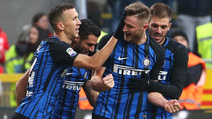 Inter liderem Serie A po rozbiciu rywala. Debiut Polaka w Serie A