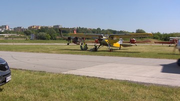 Wypadek szybowca podczas pikniku lotniczego w Krakowie