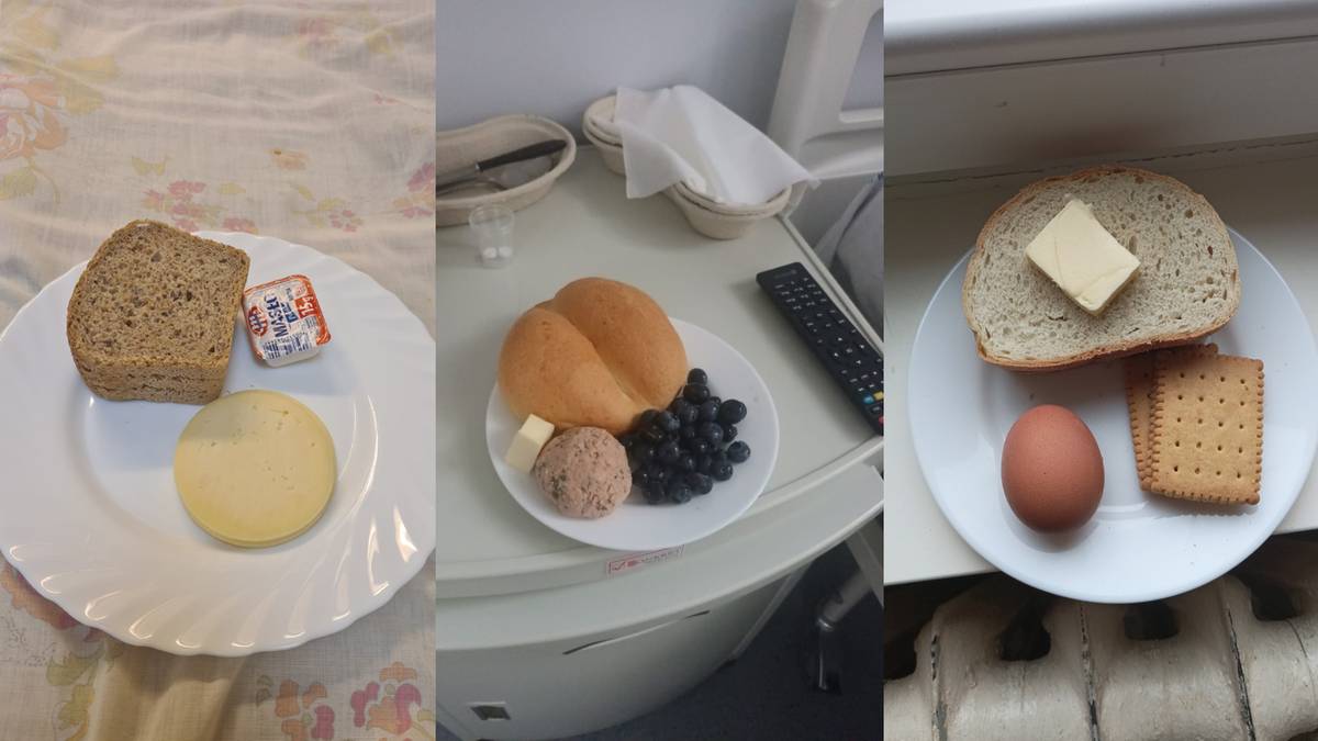 Przegląd szpitalnych posiłków. Zdjęcia z różnych części Polski