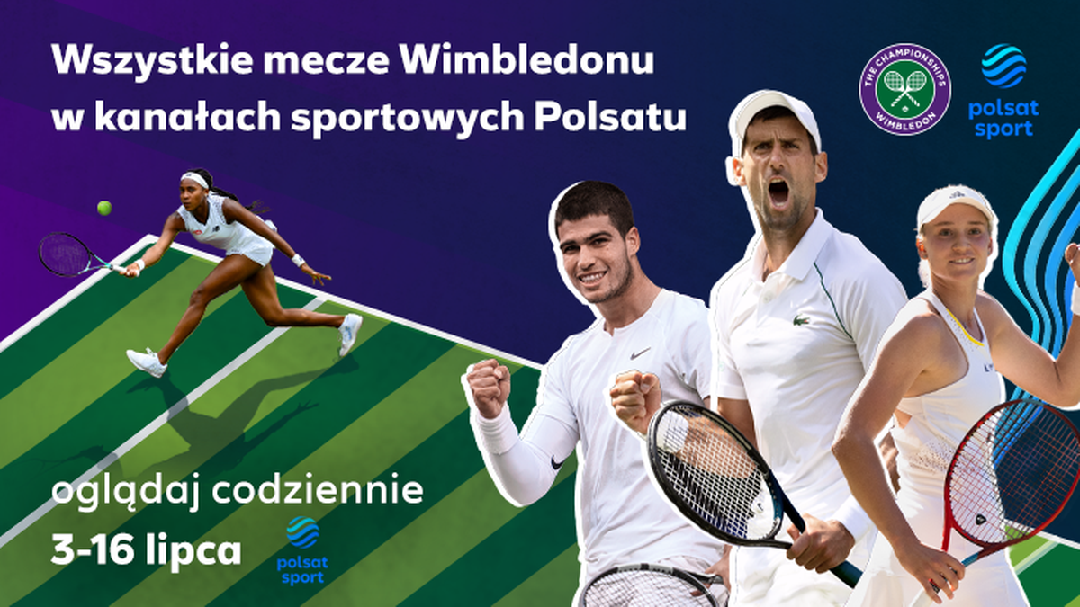 Wimbledon tylko w kanałach sportowych Polsatu