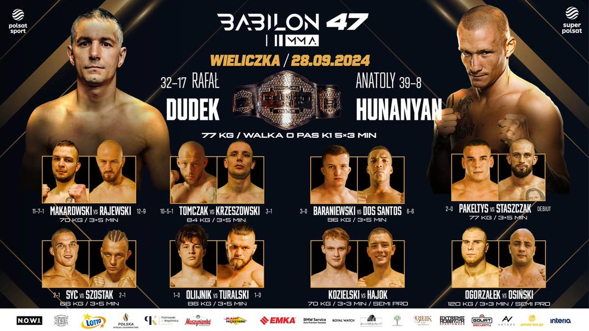 Babilon MMA 47. Gdzie obejrzeć? Transmisja TV i stream online