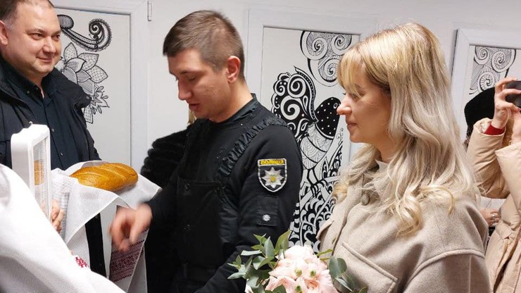 Wojna na Ukrainie. Ślub w odeskim bunkrze. Jest nagranie