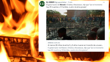 Niger: pożar w szkole. Zginęło 26 dzieci 