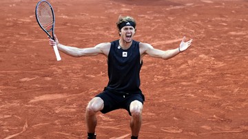 Roland Garros: Zverev pokonał Alcaraza i jest w półfinale