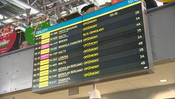 Odwołane i opóźnione loty. Paraliż na lotniskach w powodu śniegu