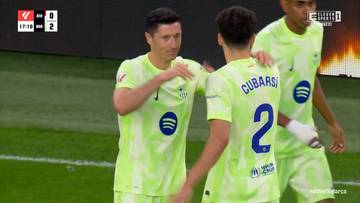 Drugi gol Roberta Lewandowskiego w meczu Athletic Bilbao - FC Barcelona