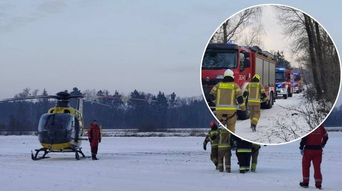 Ciągnik przejechał po sankach podczas kuligu. Nastolatka trafiła do szpitala