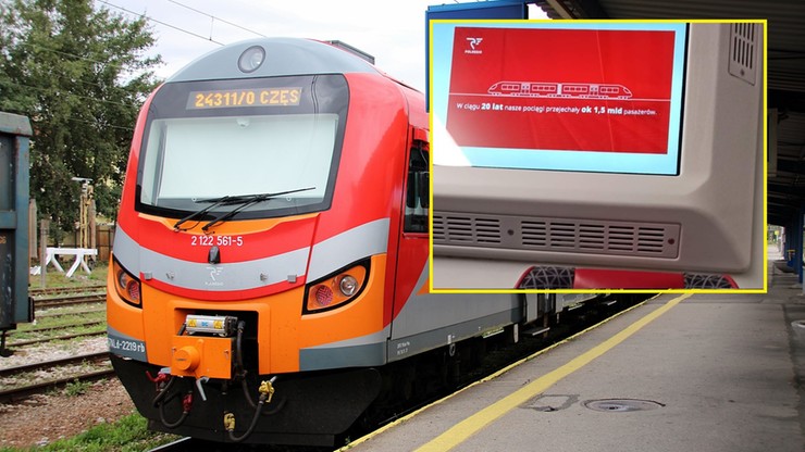 Komunikat w pociągach Polregio. Spółka "przejechała" 1,5 mld pasażerów? Przewoźnik zabrał głos