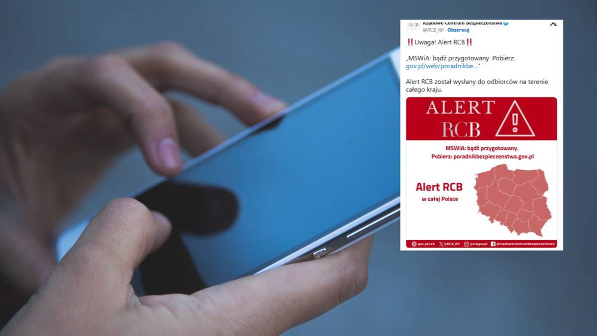 Alerty RCB będą dzwonić na telefon — zmiany jeszcze w tym roku