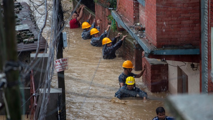 Powodzie nawiedziły Nepal. Ponad 20 osób straciło życie wskutek działania żywiołu