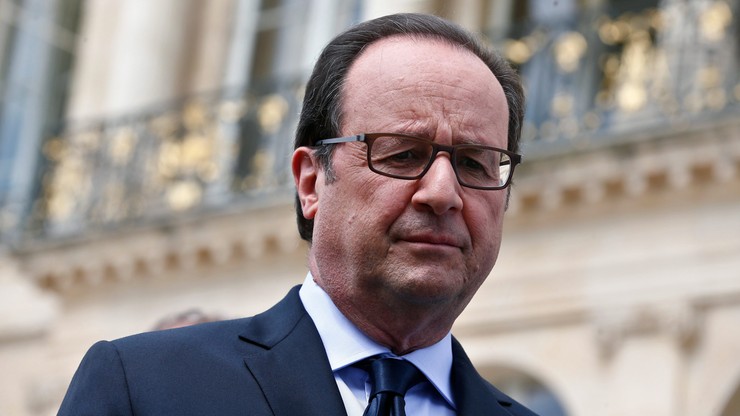 Notowania Hollande'a nieznacznie w górę mimo zamachu w Nicei