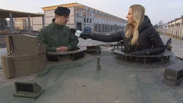 Reporterka Polsat News w czołgu Leopard 2. "Maszyna do siania zniszczenia"